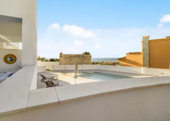 Apartment Terrace, Views, Pool And Garage Apartament In Nerja Nerja